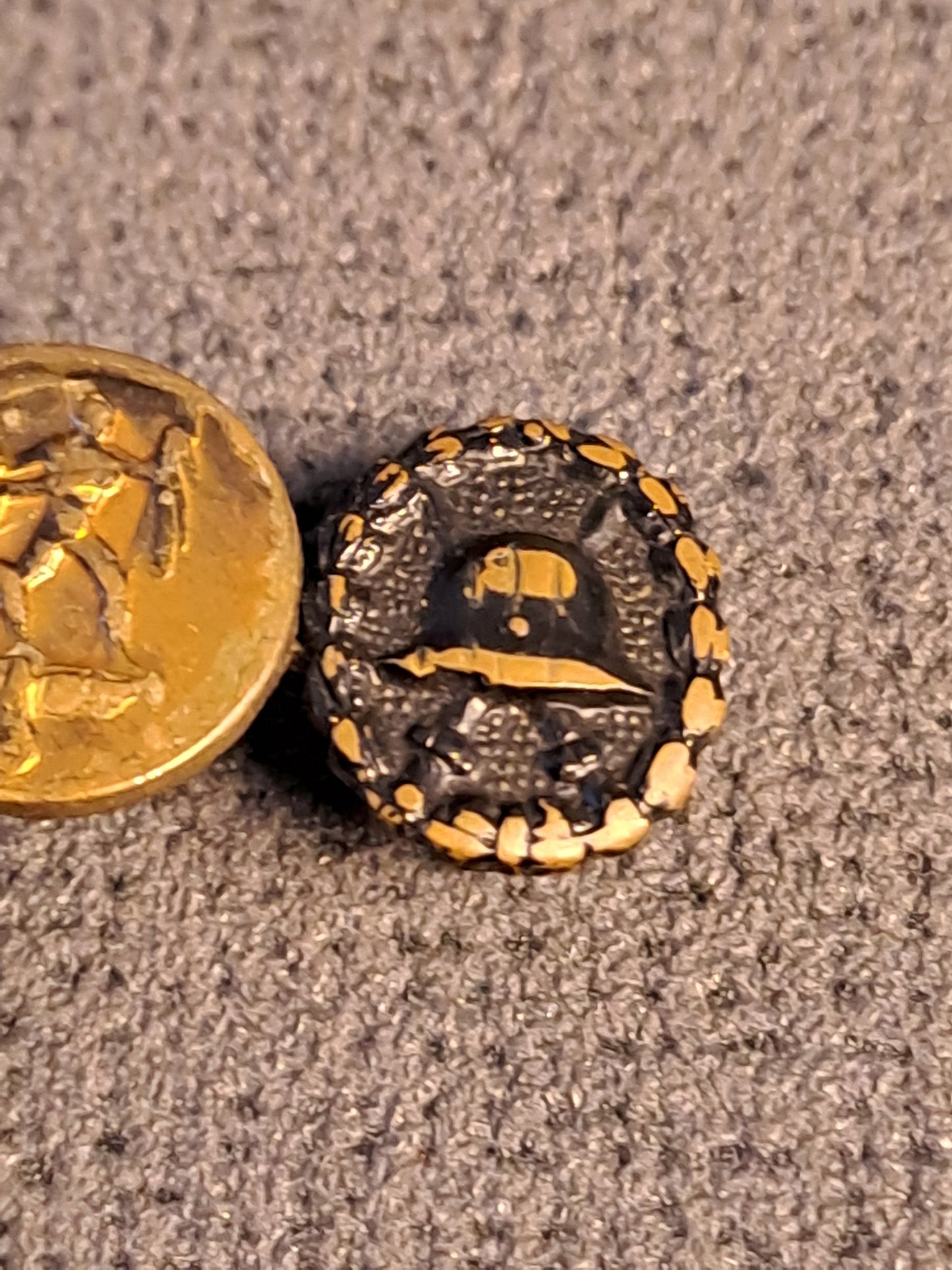 WW1/WW2 German Miniature Medal Pin / WW1/WW2 Tysk Miniature Medalje Pin