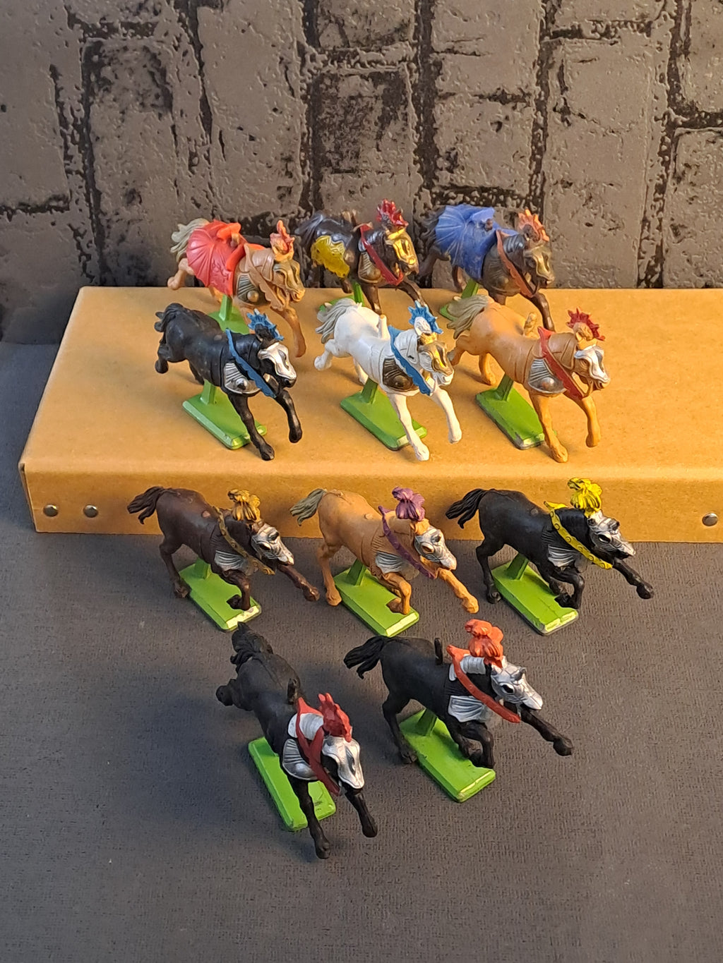 Britains Deetail Knight War Horses x11 / Britains Deetail Ridder Krigsheste x11