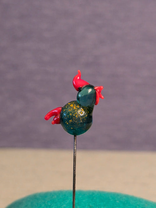 Needlepoint Rooster with Red Comb