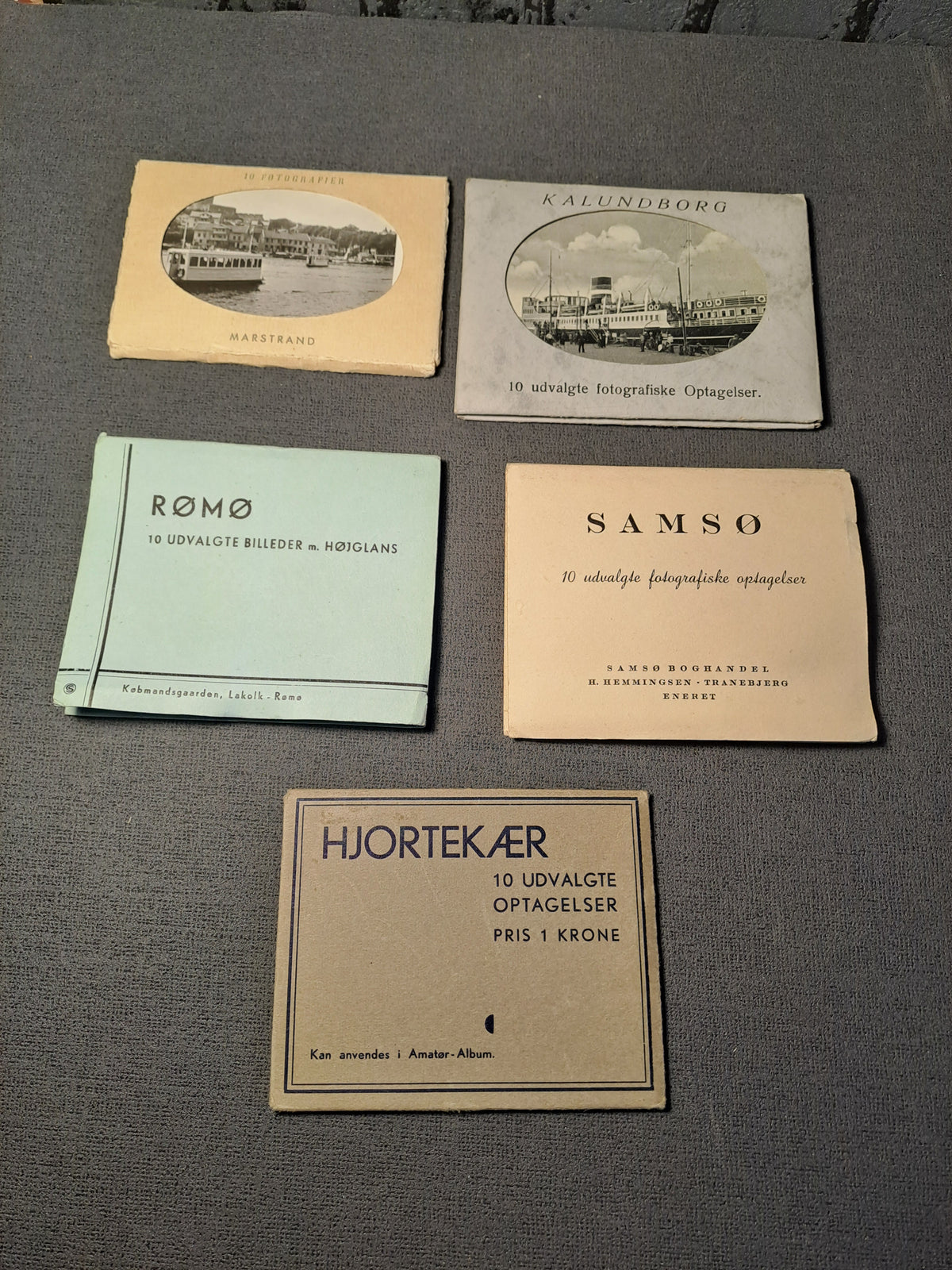 5 Photo Booklets from Danish Locations