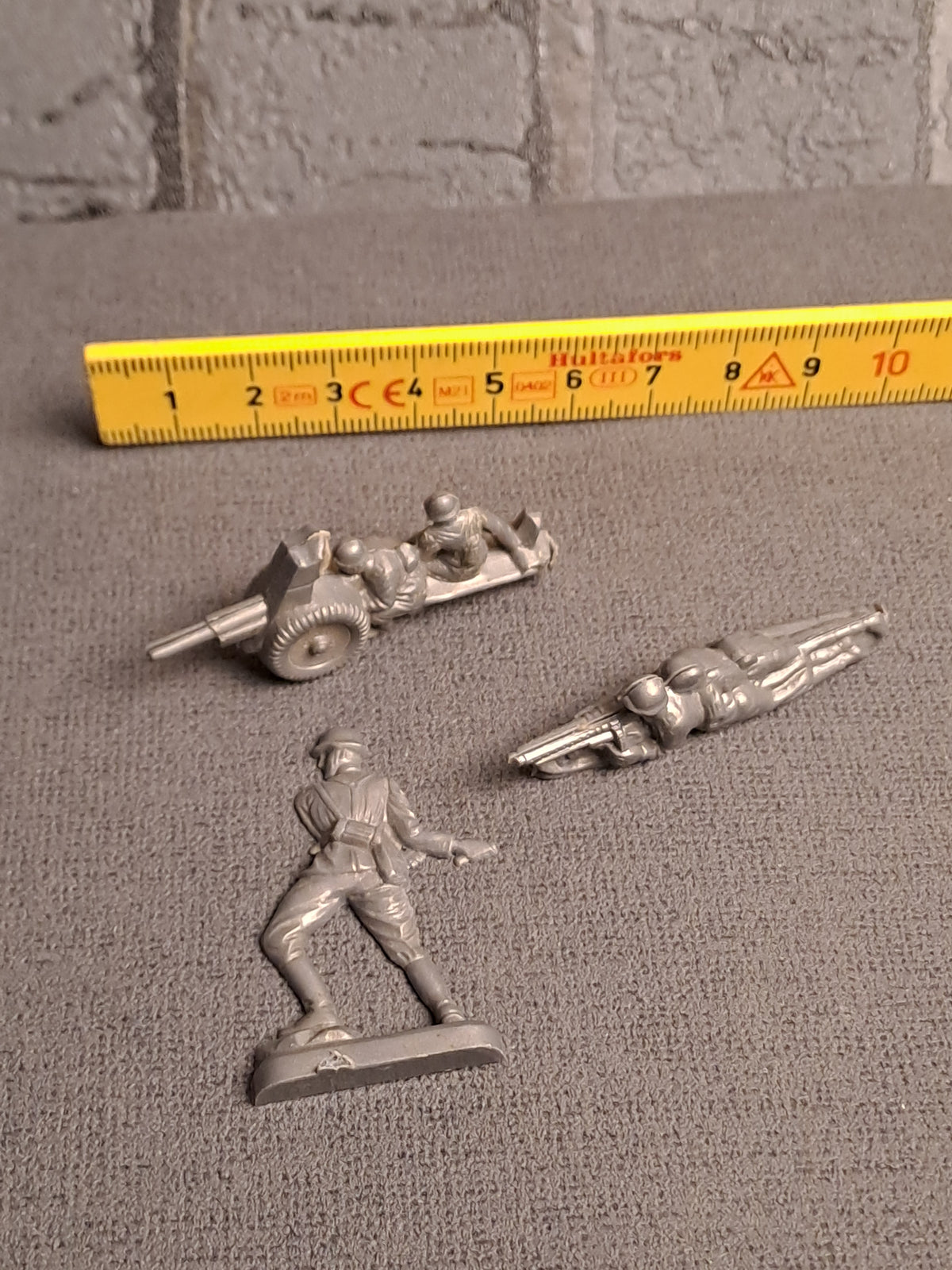 WHW x3 Anti Tank Cannon, MG Gunner and Soldier / WHW x3 Anti Tank Kanon, Maskingevær og Soldat