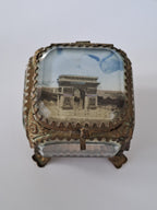 French Antique Ormolu Jewelry Box / Fransk Antik Ormolu Smykkeskrin