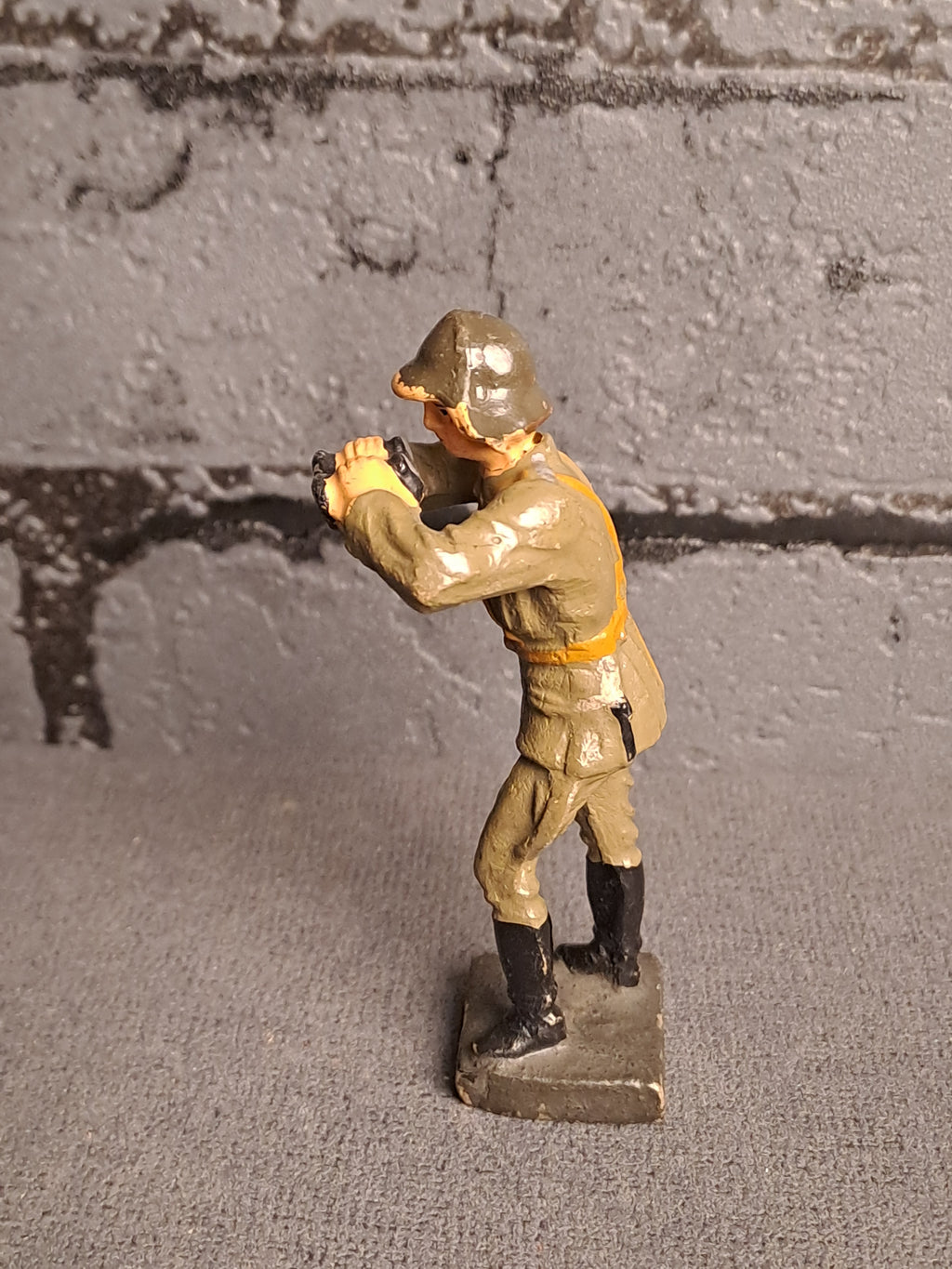 Lineol Rare Danish Officer with Binoculars