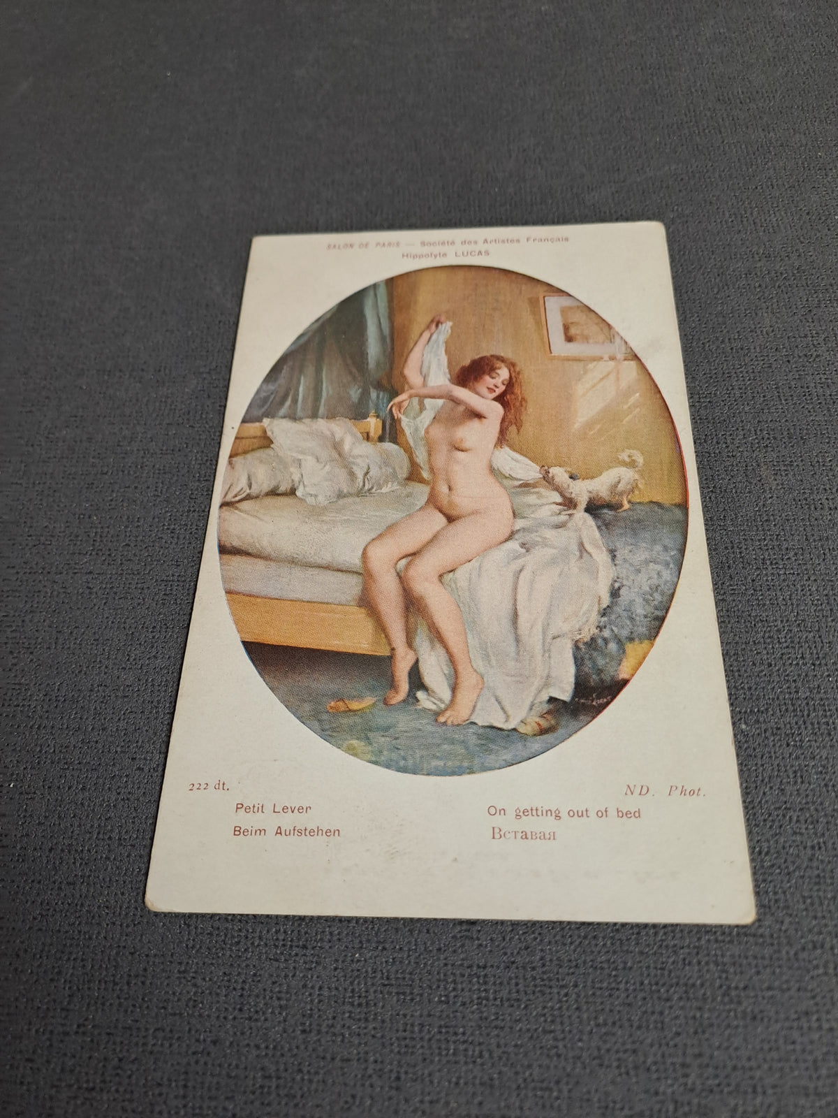 Antique French Postcard by Hippolyte Lucas 1910-1920