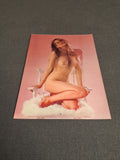 Vintage Erotic Postcard with Lenticular Effect