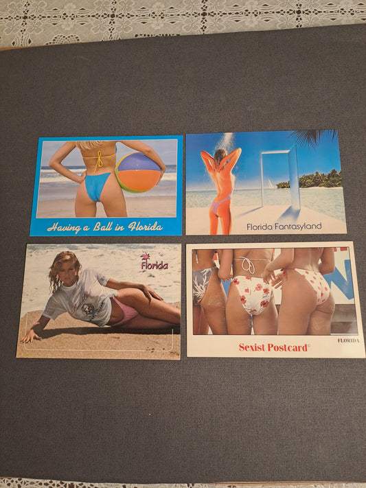 US Vintage Erotic Postcards / Amerikanske Vintage Erotiske Postkort