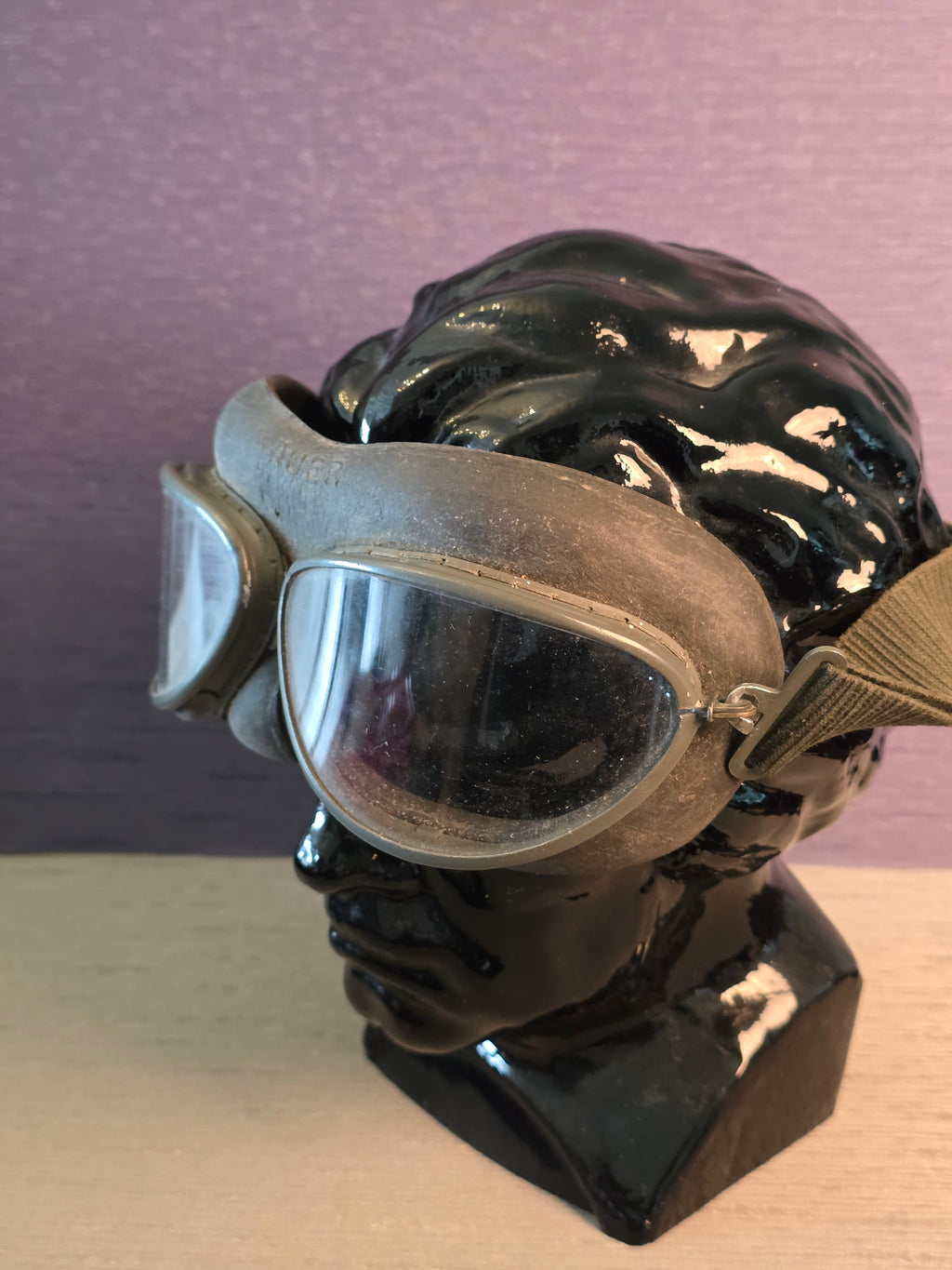 WW2 Auer Windschutzbrille Model 295 Complete