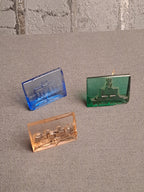 WHW Glass Ornaments x3