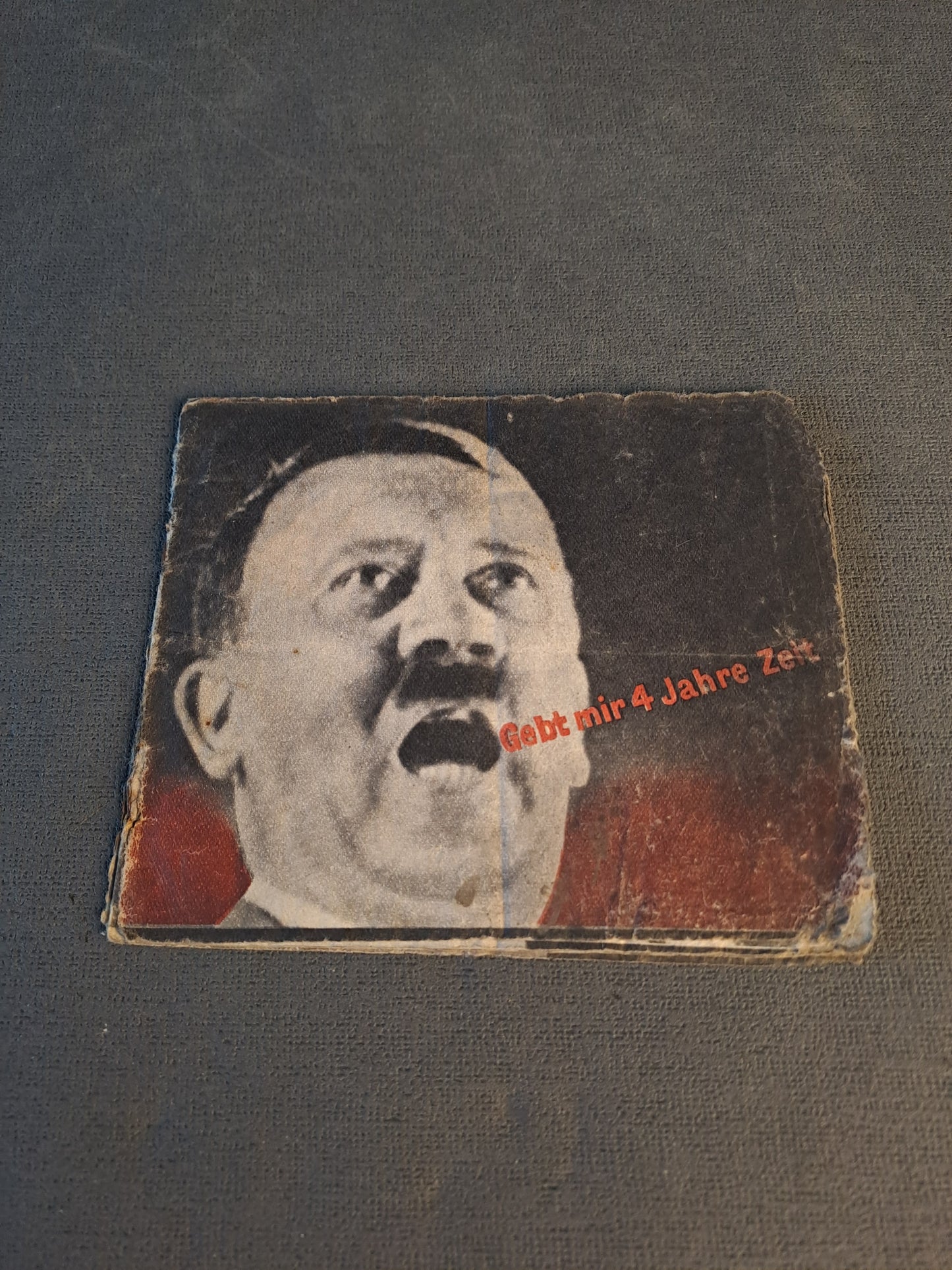 WW2 Anti Nazi Flyer Gebt Mir 4 Jahre Zeit / WW2 Anti Nazi Flyveblad Gebt Mir 4 Jahre Zeit