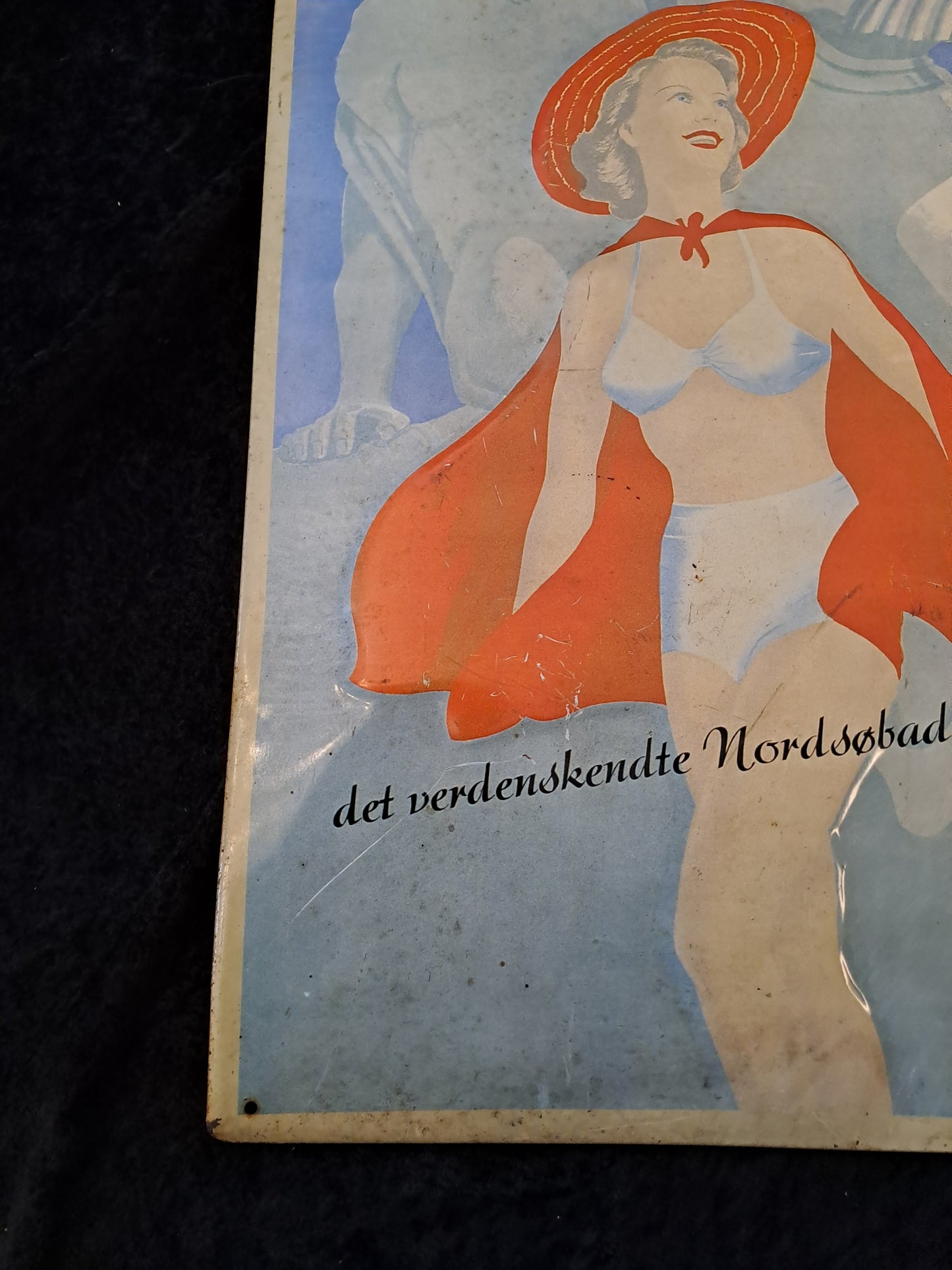 Vintage Advertising Tin Sign / Vintage Reklame Blikskilt