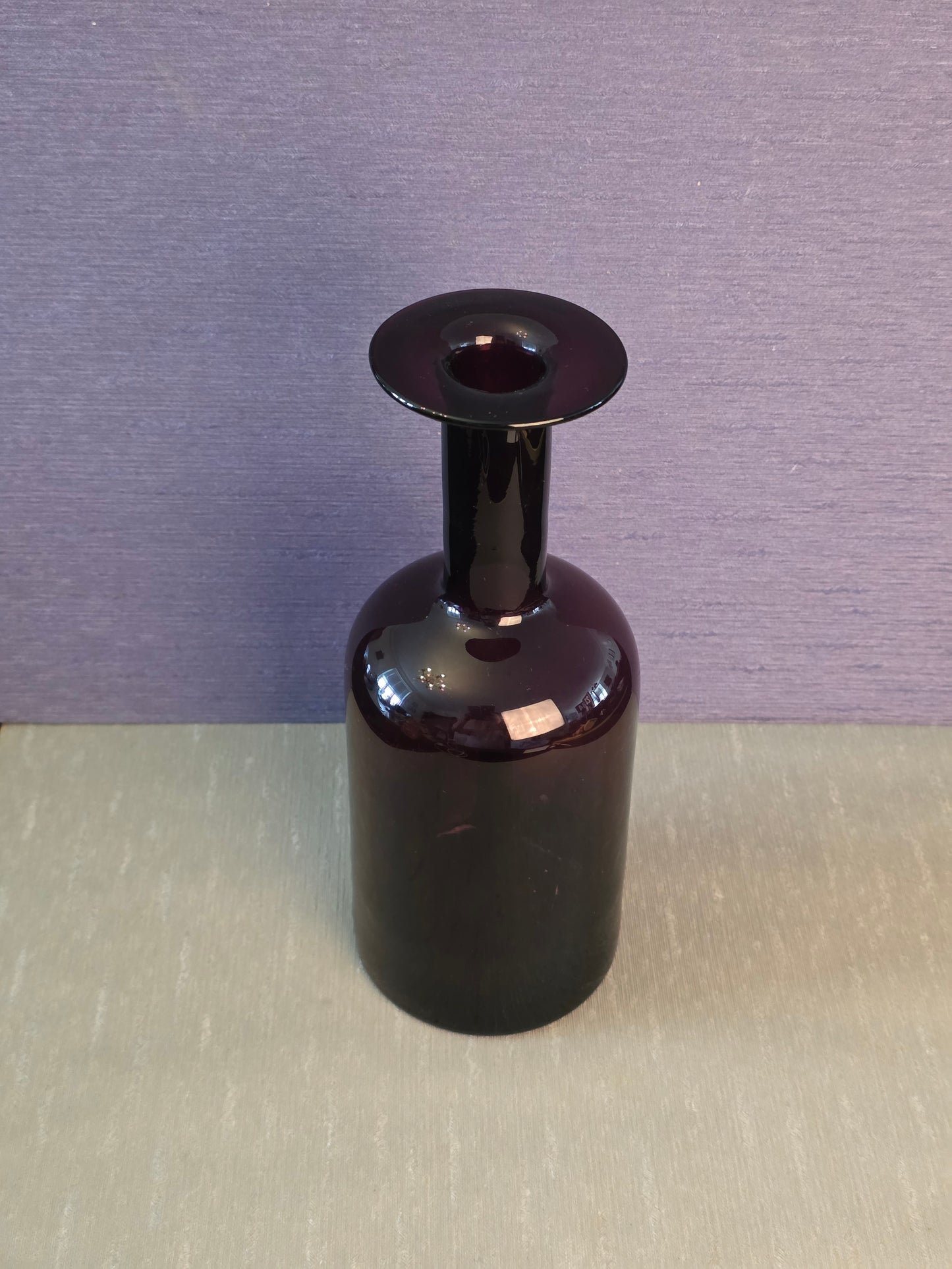 Otto Brauer Gulvvase 24 cm. Holmegaard
