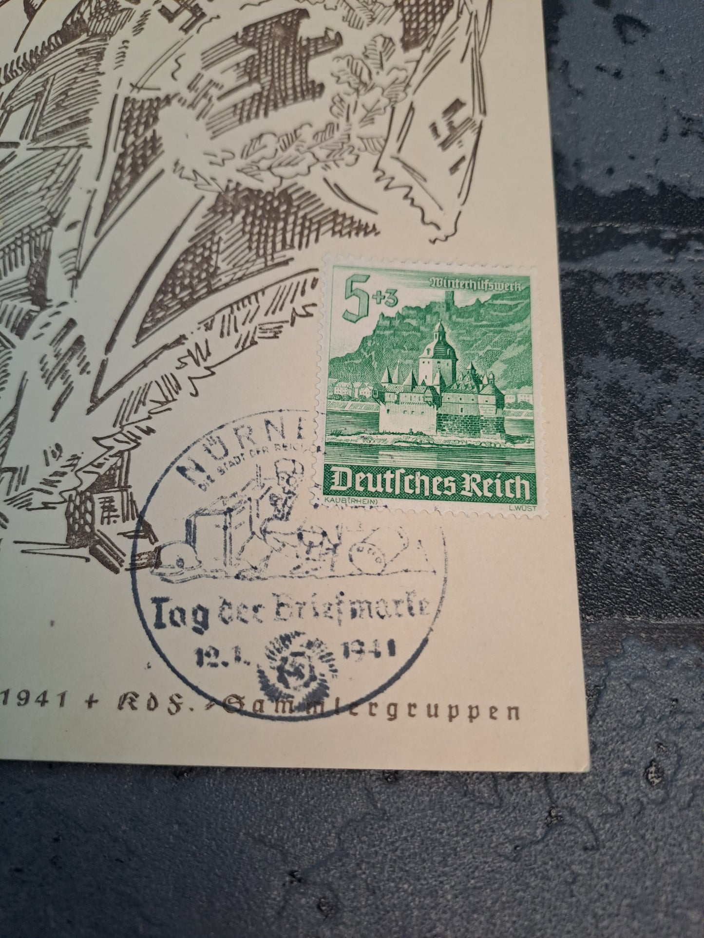 WW2 Postcard Im Kampf um Die Freiheit