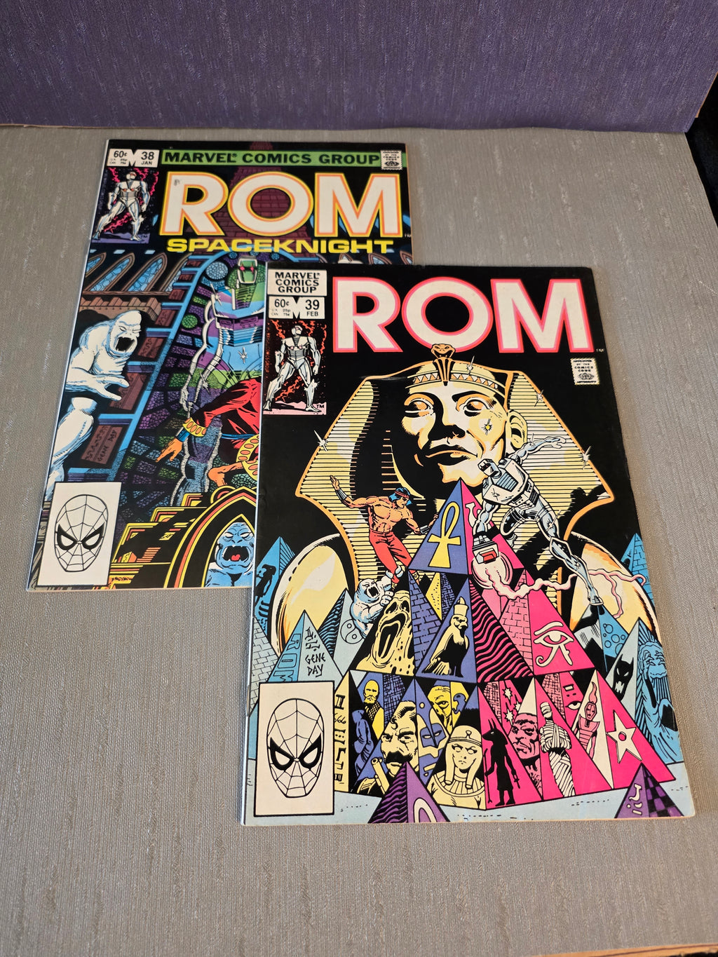 Marvel Rom Spaceknight #38 + #39 1983