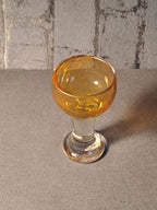 Small Shot Glass Smoked Yellow