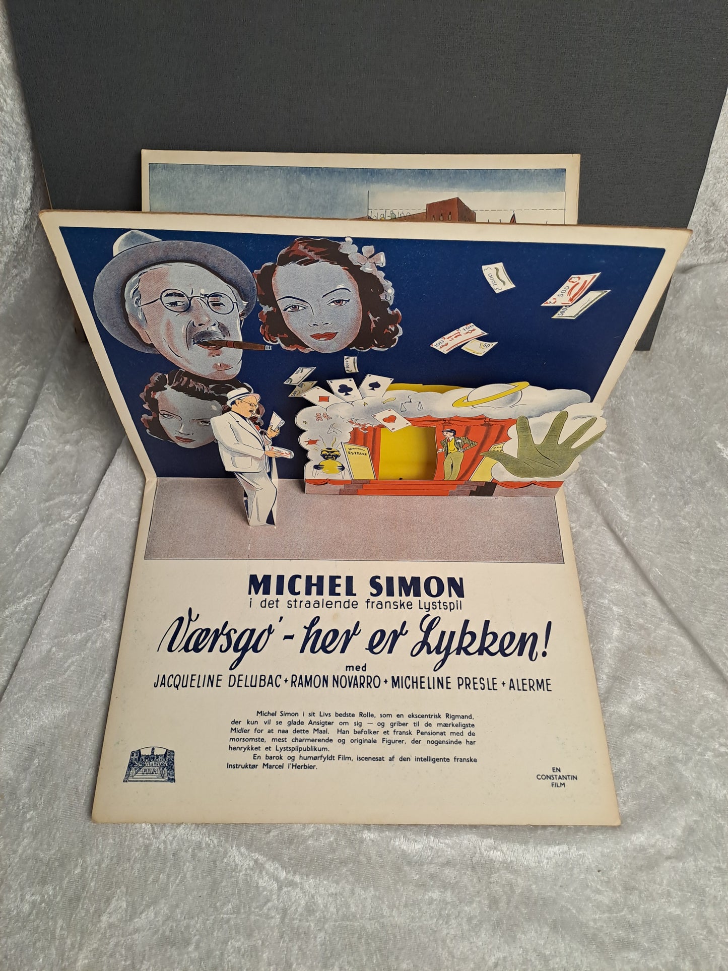 Vintage Film Præsentations 3D Bog 1950'erne