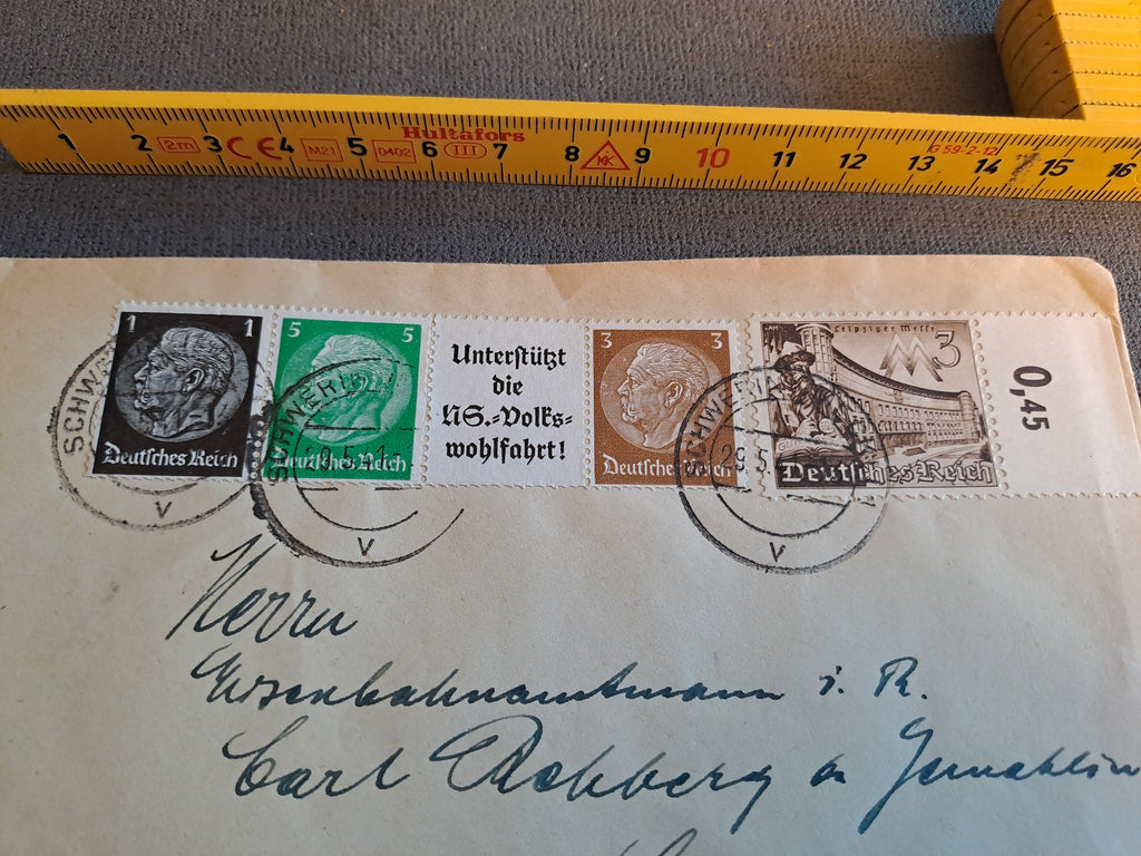 WW2 3rd Reich Envelope 1941