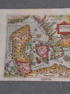 Antique Map of Denmark and Sweden 1655