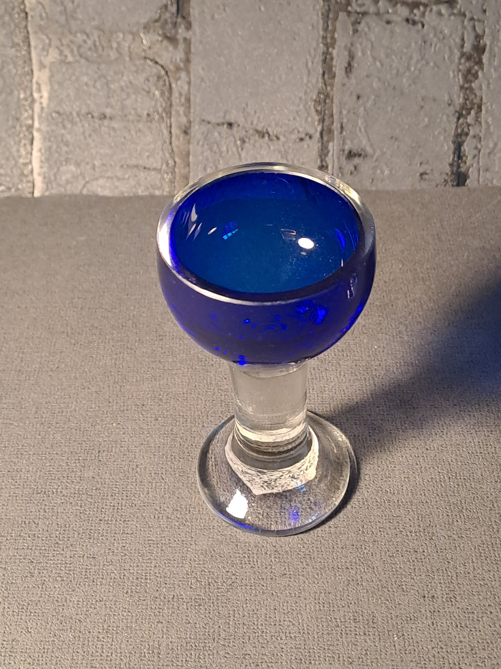Little Shot Glass Blue / Lille Snapseglas Blå