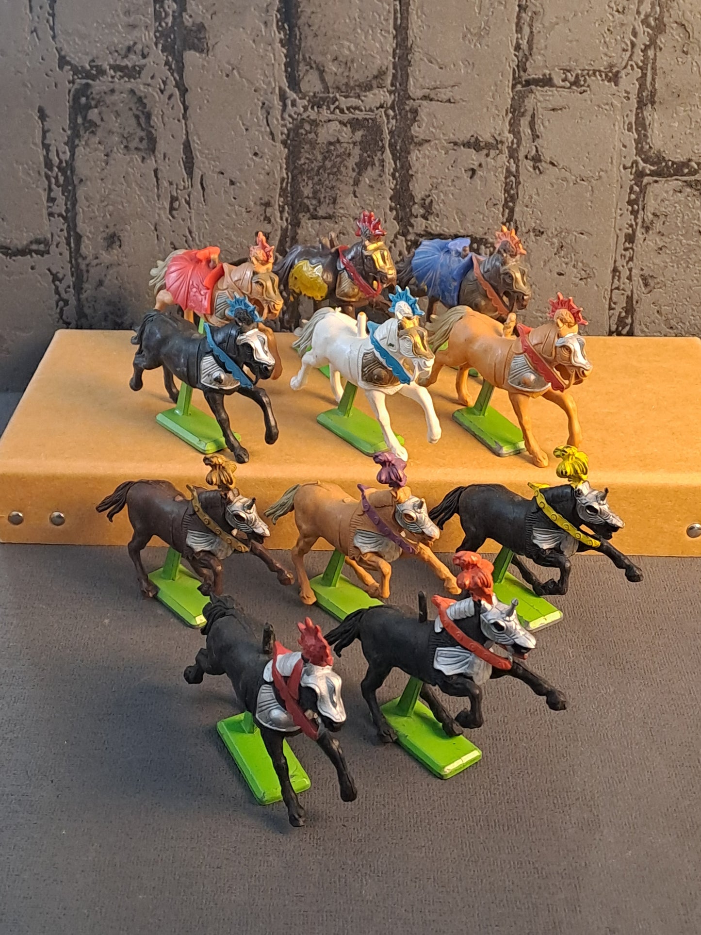 Britains Deetail Knight War Horses x11 / Britains Deetail Ridder Krigsheste x11