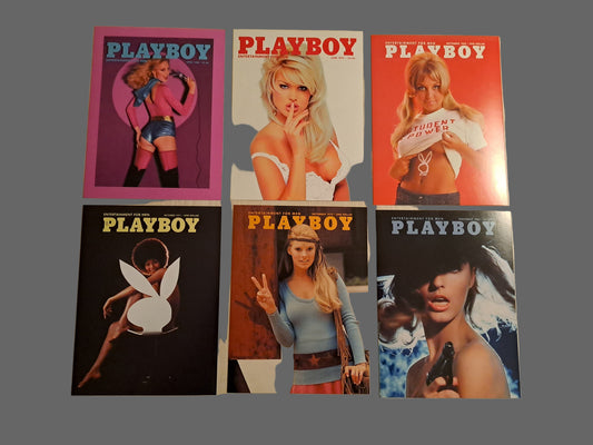 Playboy Magazine Postcards / Playboy Magasin Postkort