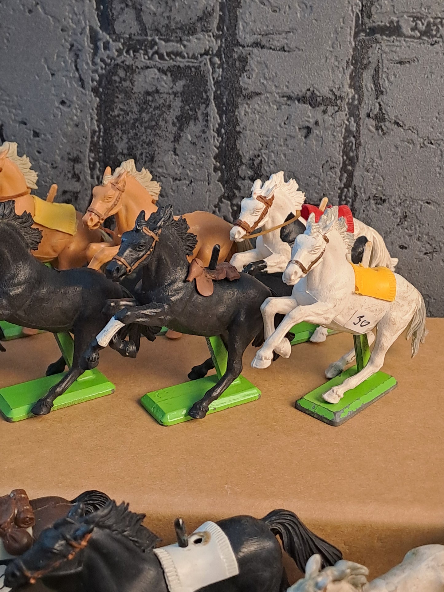 Britains Deetail Wild West Horses x18 / Britains Deetail Vilde Vesten Heste x18