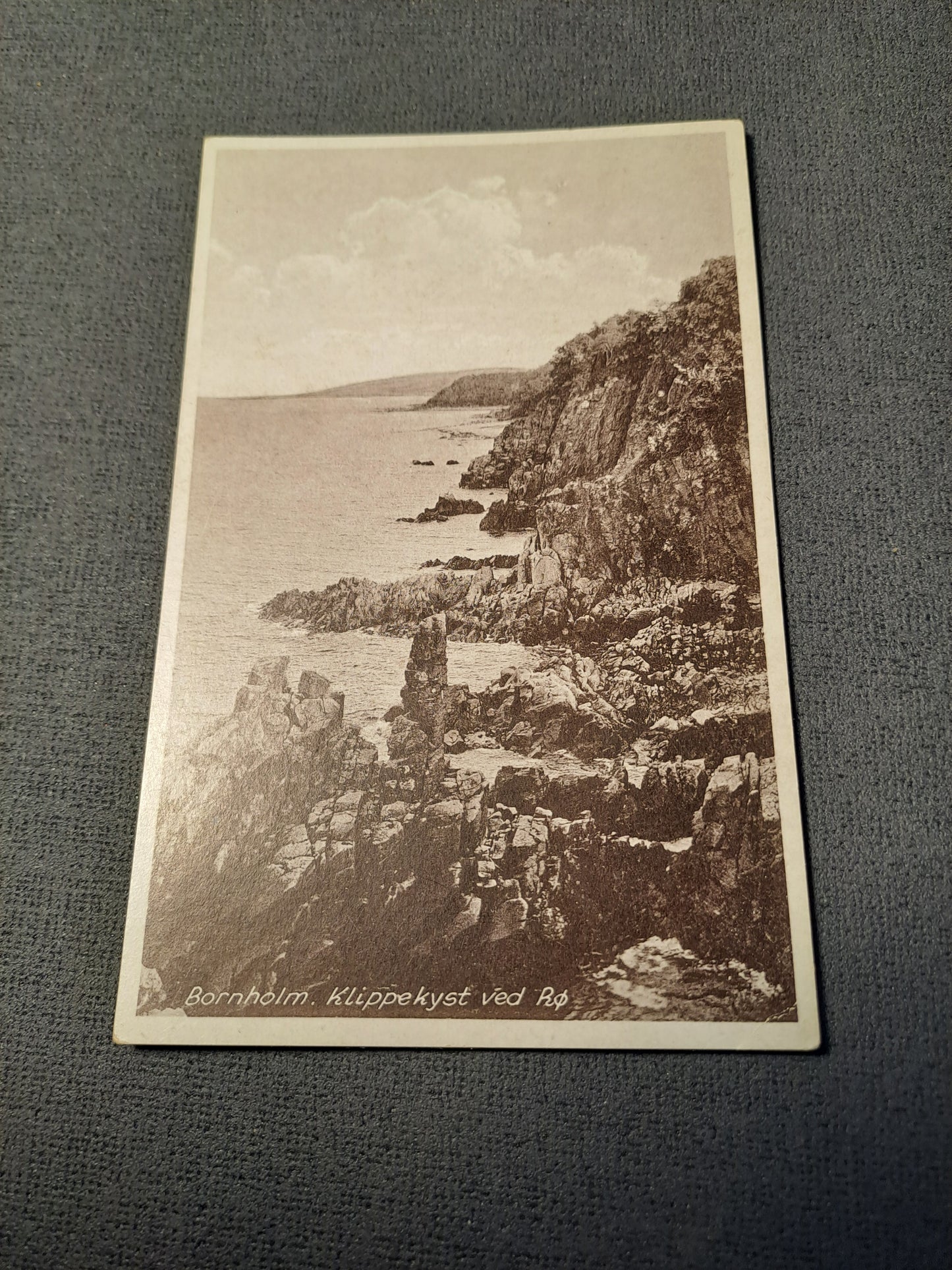 Bornholm Klippekyst ved Rø 1950'erne