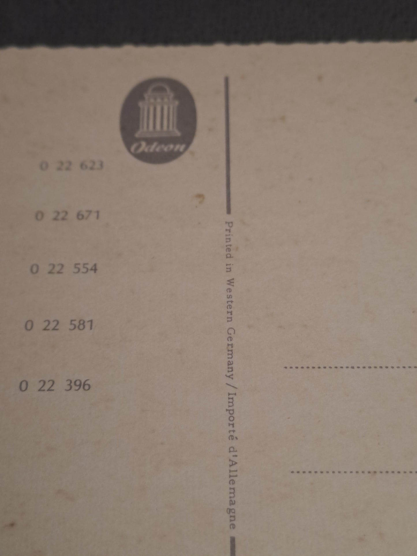 The Beatles Postcard Odeon 1963/64