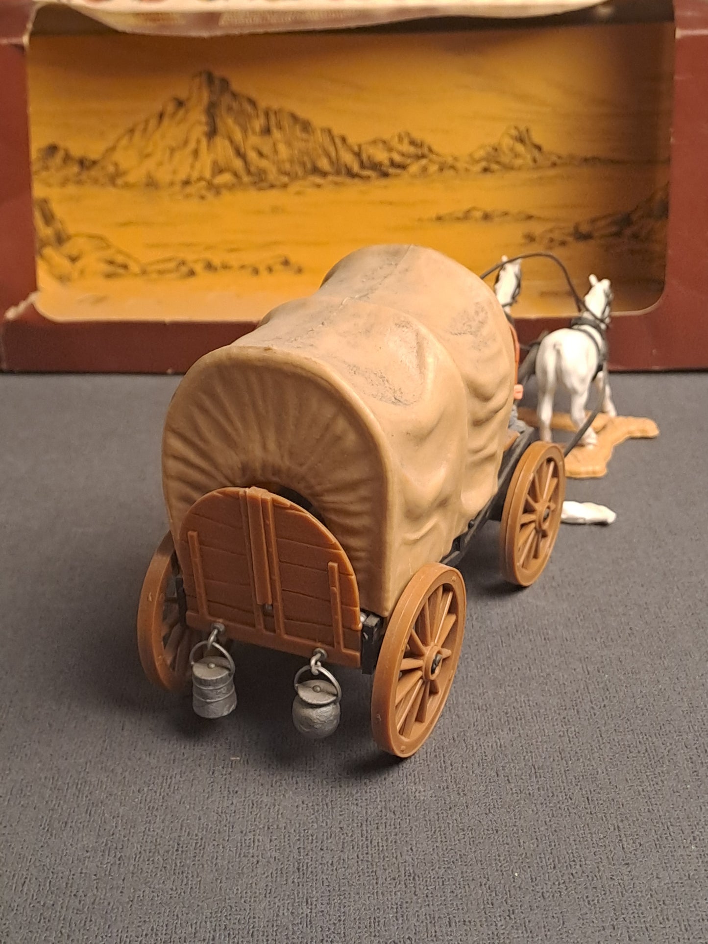 Timpo Toys Wild West Wagon / Timpo Toys Prærievogn
