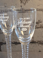 Holmegaard 4x Aalborg Schnapps Glass