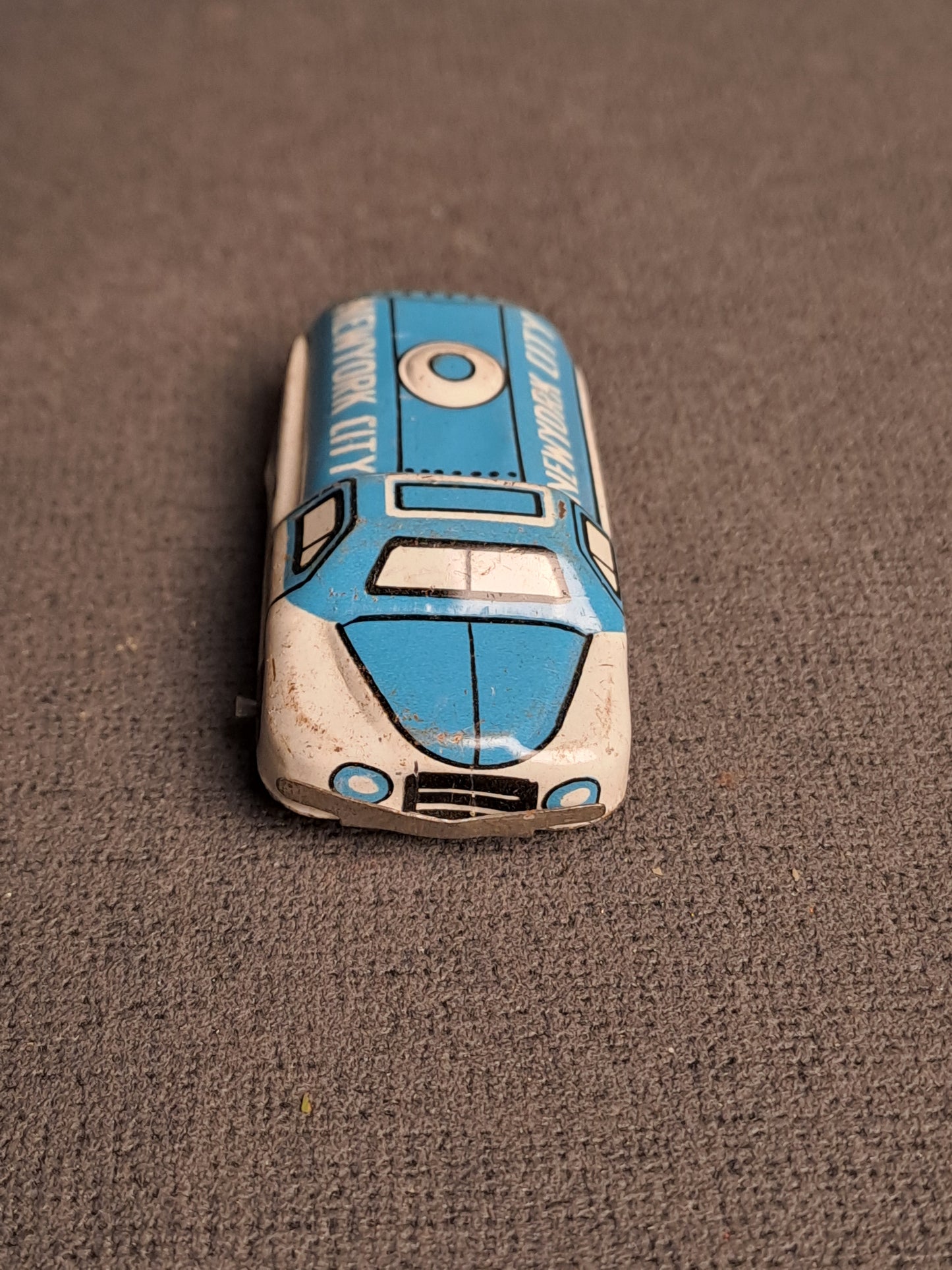 Tin Lithographic Fire Truck 1950's / Litografisk Blik Brandbil 1950'erne