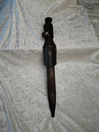 WW2 K98 German Bayonet with Sword Case / WW2 K98 Tysk Bajonet m/ sværdtaske