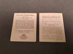 1930's Clark Gable with Joan Crawford + Clark Gable with Jeanette Mac Donald Cigarette Cards