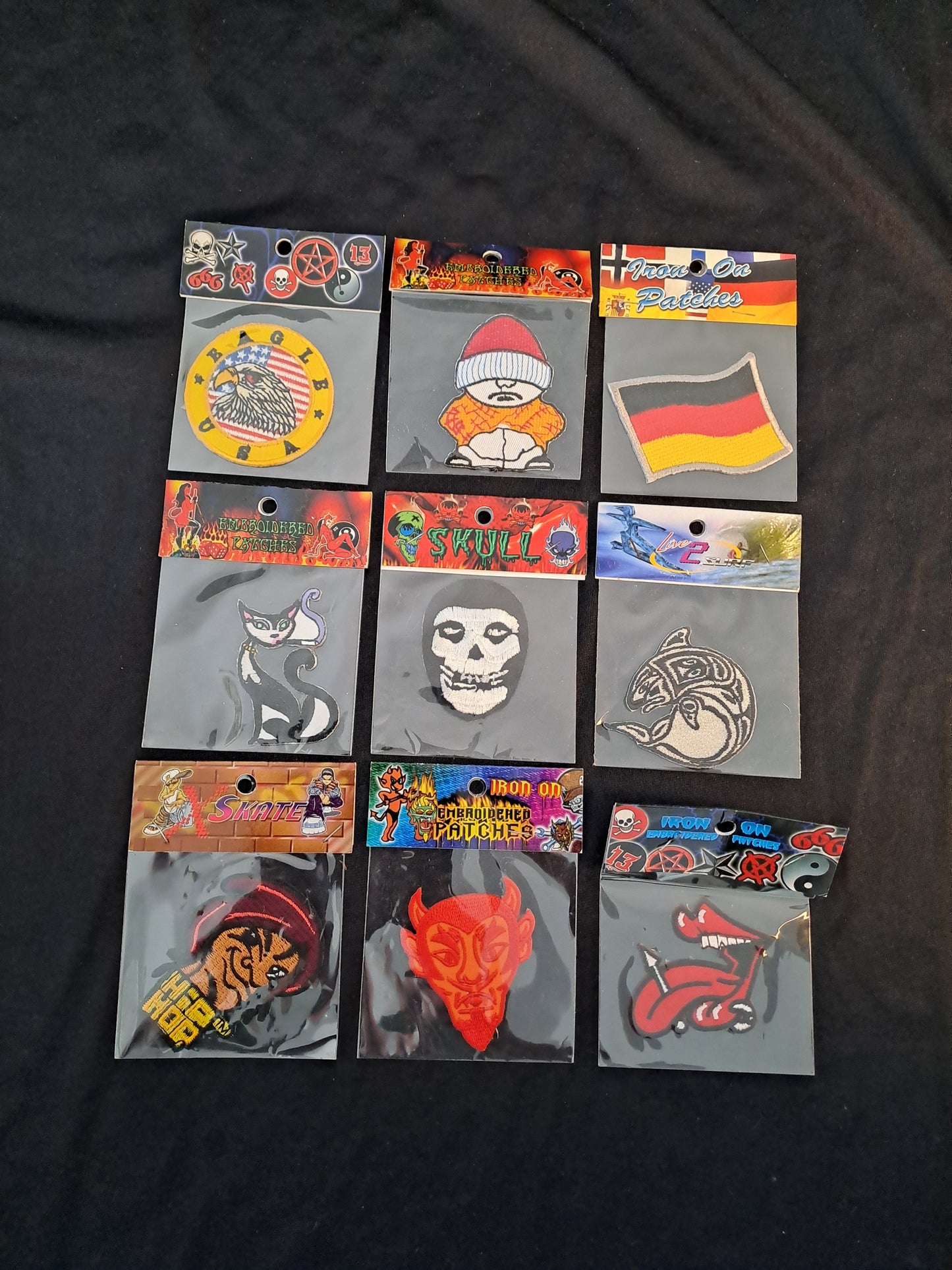 Vintage Patch x9 / Vintage Strygemærker x9