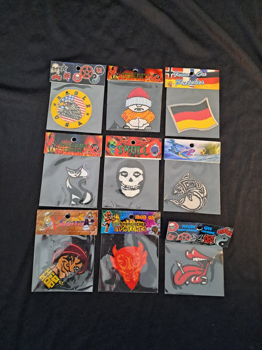 Vintage Patch x9 / Vintage Strygemærker x9