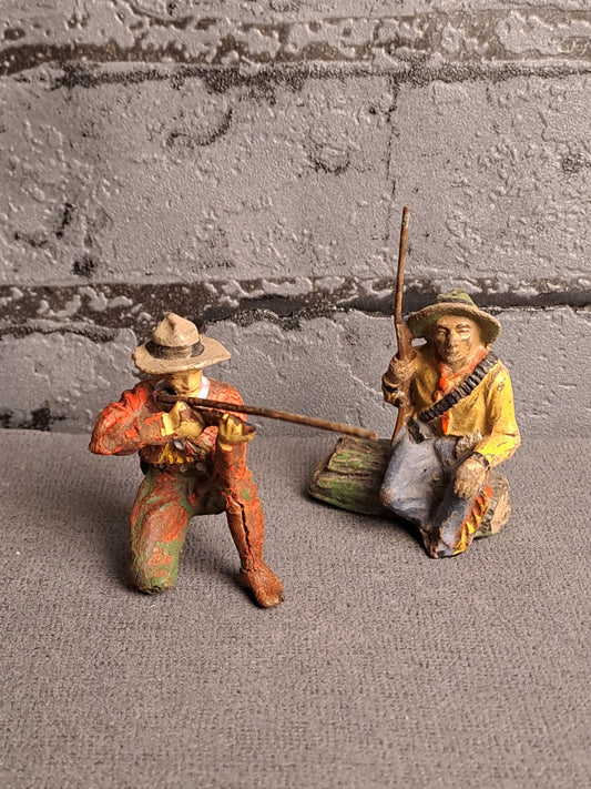 Lineol Cowboys Germany 1930's / Lineol Cowboys Tyskland 1930erne