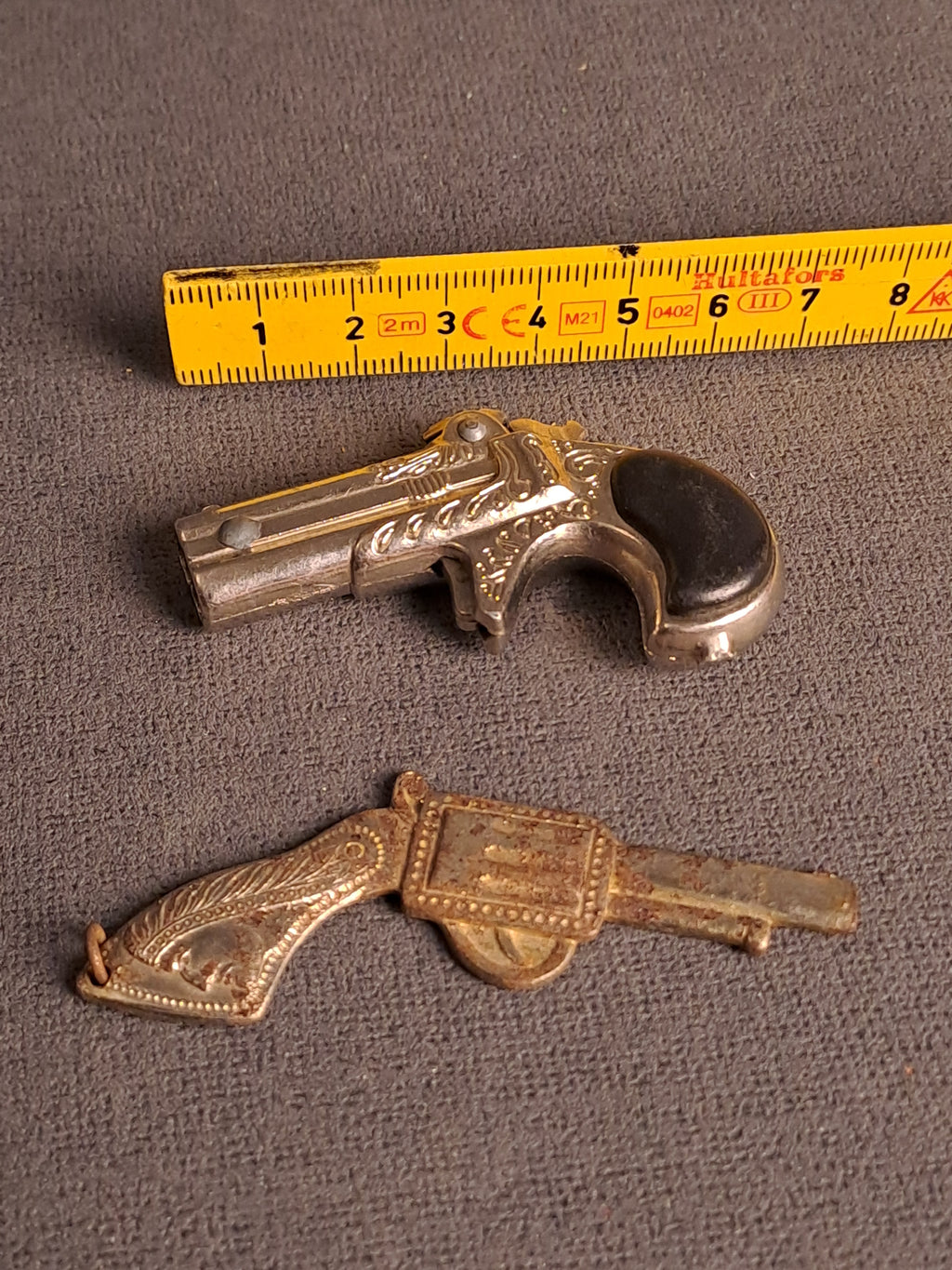 Key Ring Mini Guns 1970's