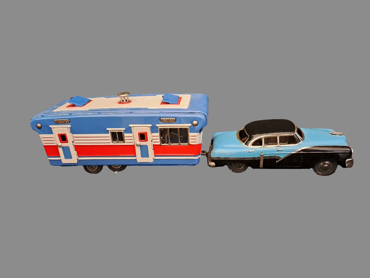 Tin Car and House Trailer