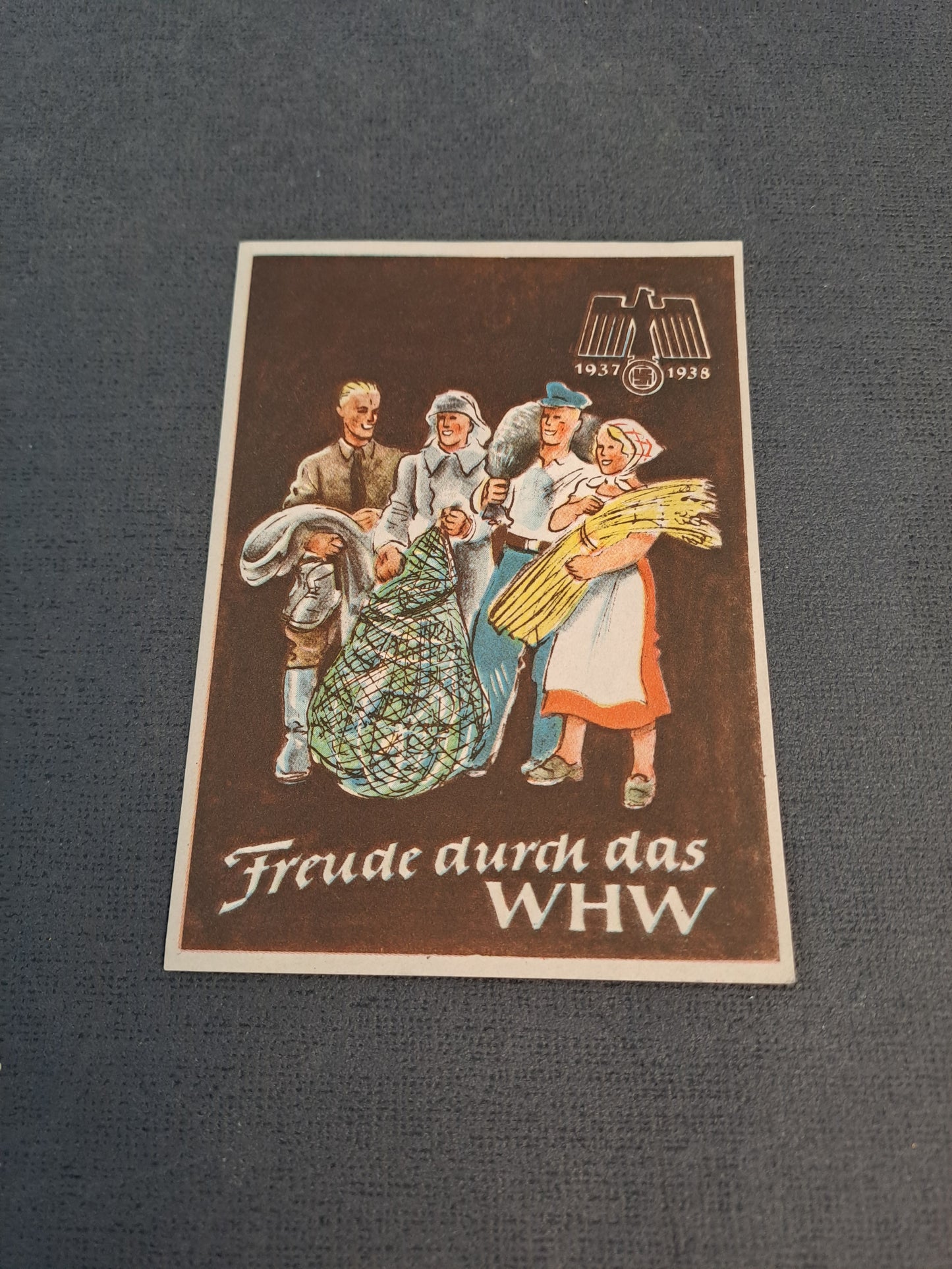 WW2 Winterhilfswerk Donation Window Sticker / WW2 Winterhilfswerk Donation Vindues Mærke