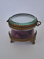 French Antique Ormolu Jewelry Box / Fransk Antik Ormolu Smykkeskrin
