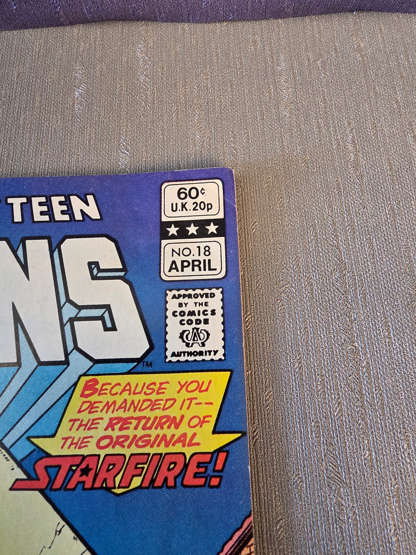 DC The New Teen Titans #18 April 1982