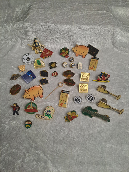 Vintage Pins 38 pc.