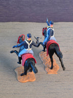 Timpo Toys U.S. Kavaleri 2 Soldater på Hest / Timpo Toys 2 Soldiers on Horse