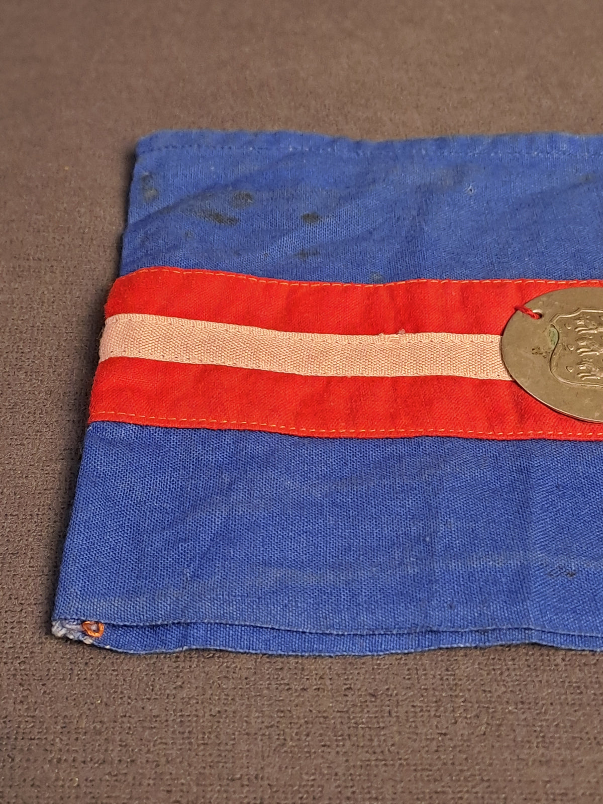 WW2 Danish Resistance Armband / WW2 Frihedskæmper Armbind
