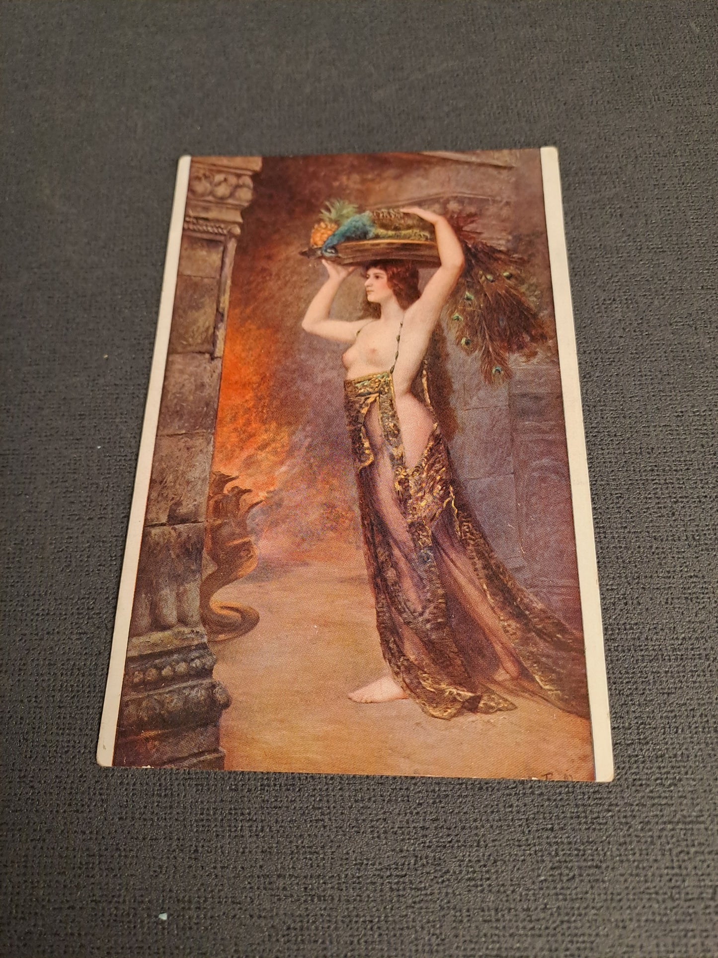 Antique French Postcard 1910-1920 / Antik Fransk Postkort 1910-1920