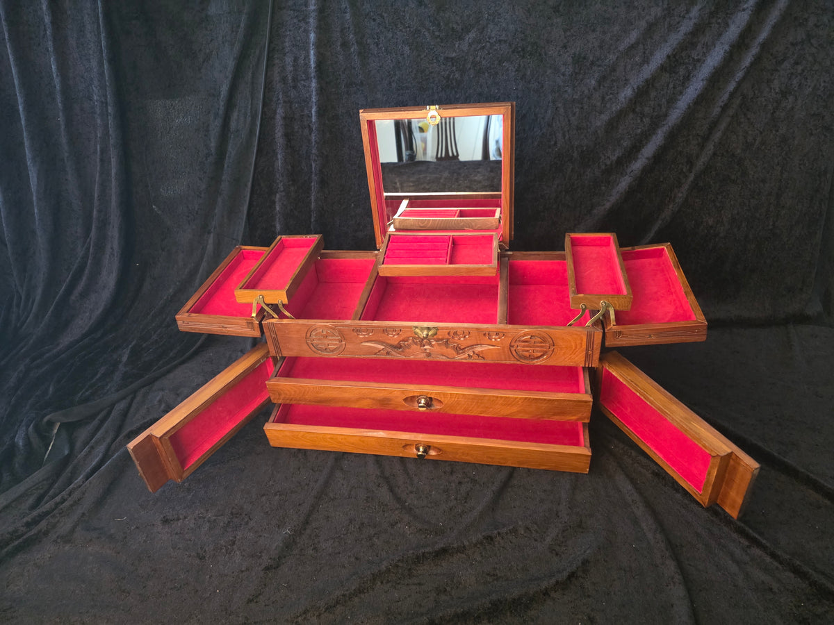 Chinese Vintage Large Jewelry Box