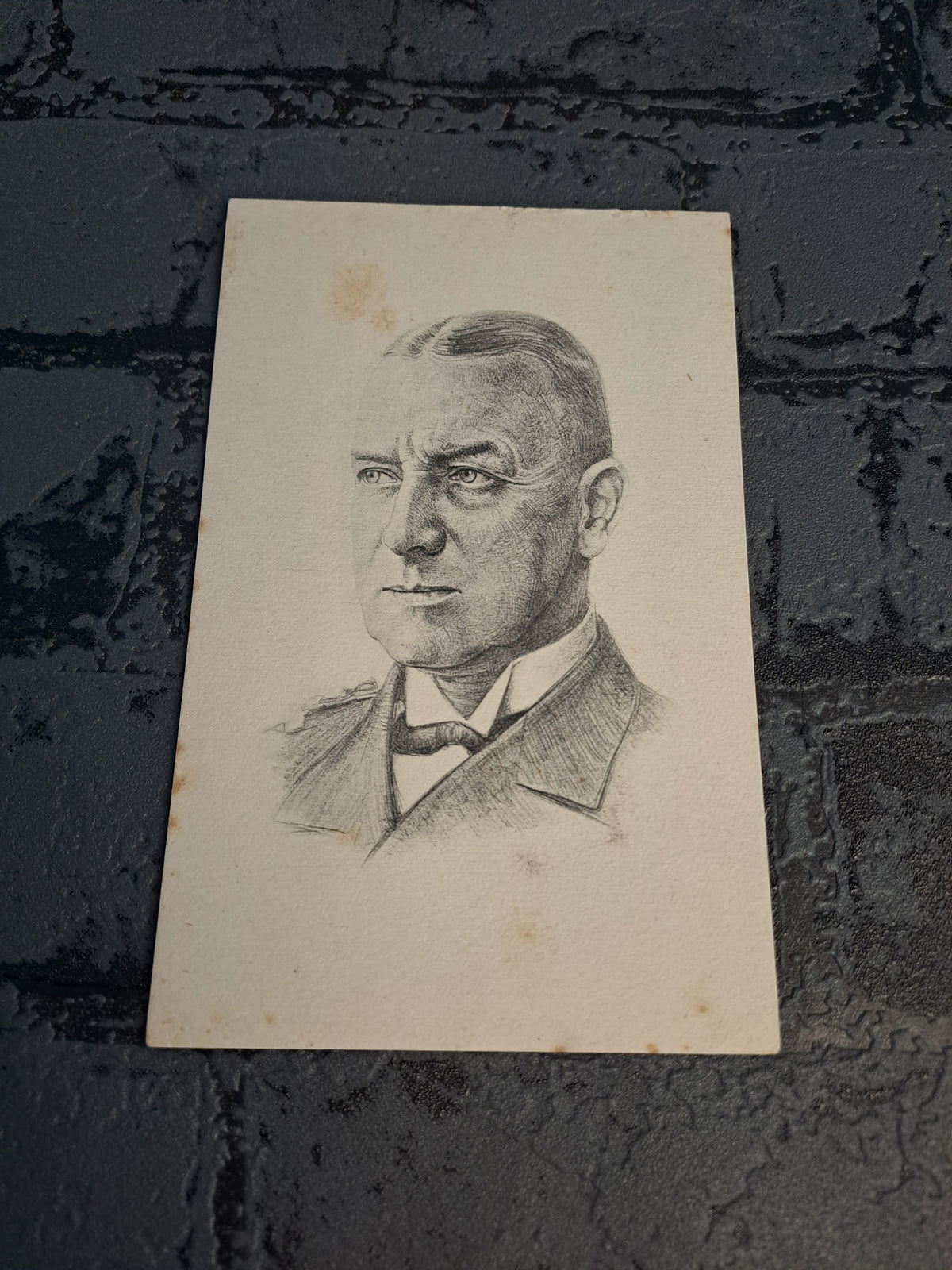 WWII Postcard Grand Admiral Dr. H. C. Raeder of the German Navy