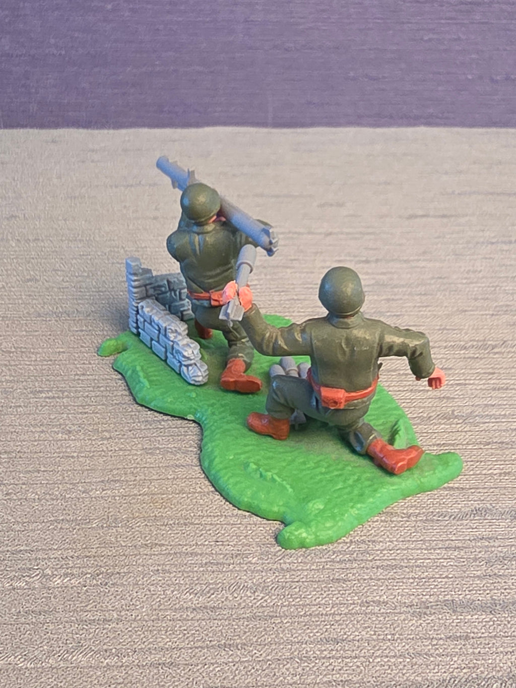 Timpo Toys WWII US Bazooka Team Diorama