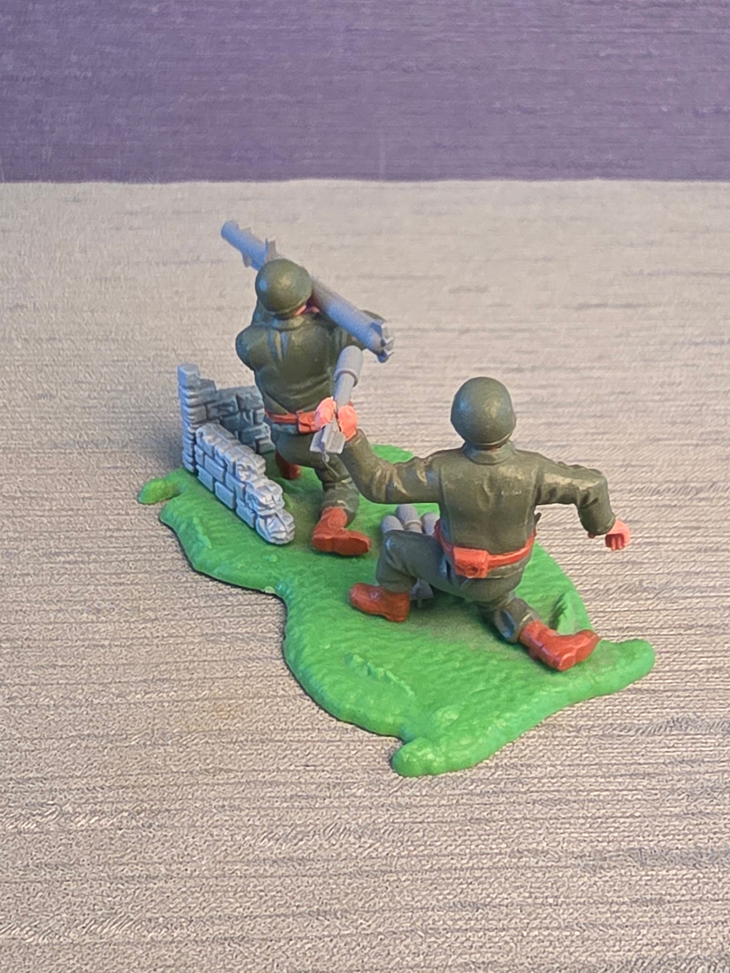 Timpo Toys WWII US Bazooka Team Diorama