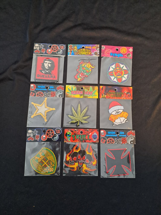 Vintage Patch x9 / Vintage Strygemærker x9