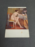 Antique French Postcard / Antik Fransk Postkort